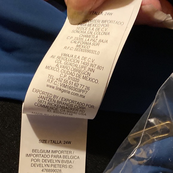 NWT Jantzen one 1 pc swim suit swim dress US 10 lined TUMMY CONTROL padded 24 - Picture 14 of 16